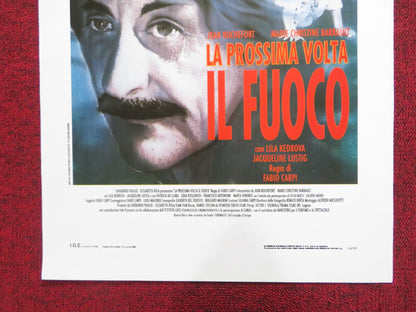 LA PROSSIMA VOLTA IL FUOCO ITALIAN LOCANDINA POSTER JEAN ROCHEFORT 1993