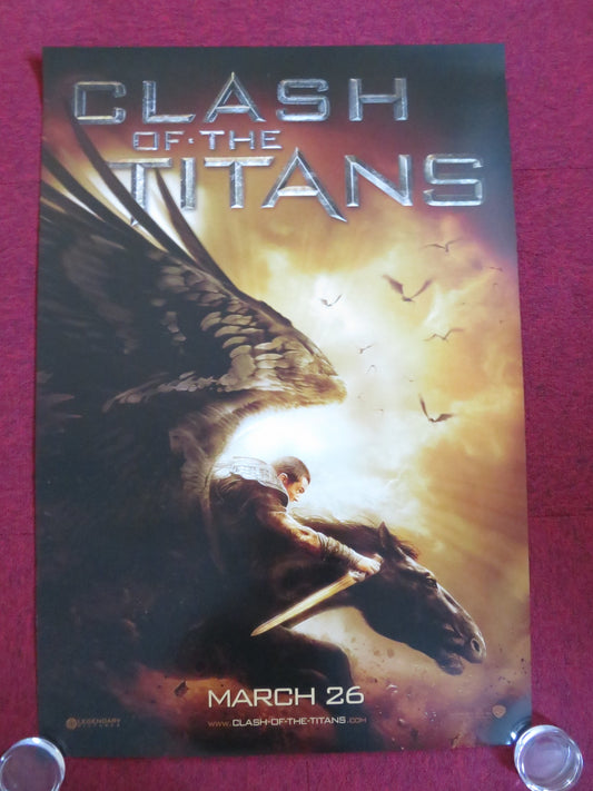 CLASH OF THE TITANS - A US ONE SHEET ROLLED POSTER SAM WORTHINGTON NEESON 2010