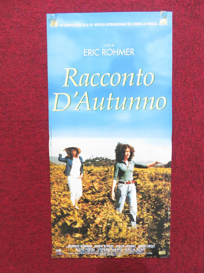 AUTUMN TALE ITALIAN LOCANDINA POSTER BEATRIC ROMAND MARIE RIVIERE 1998