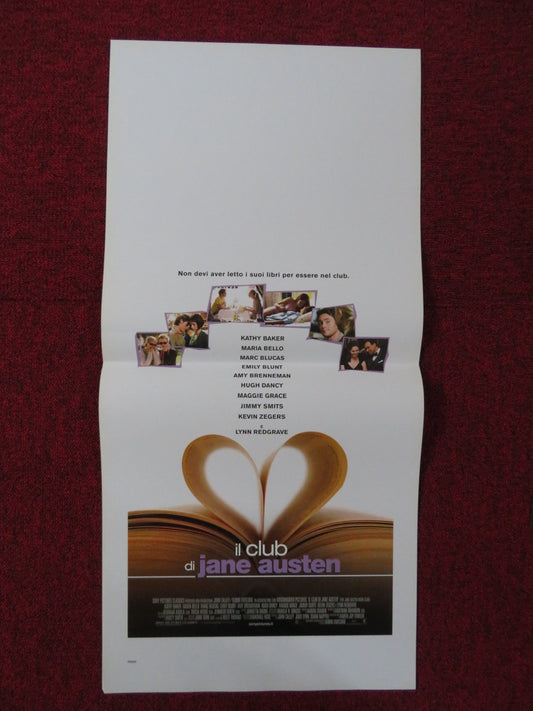 THE JANE AUSTEN BOOK CLUB ITALIAN LOCANDINA POSTER EMILY BLUNT MARIA BELLO 2007