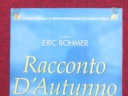 AUTUMN TALE ITALIAN LOCANDINA POSTER BEATRIC ROMAND MARIE RIVIERE 1998