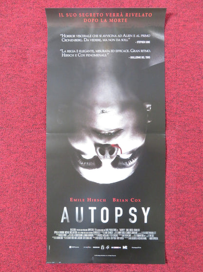 THE AUTOPSY OF JANE DOE ITALIAN LOCANDINA POSTER BRIAN COX EMILE HIRSCH 2016