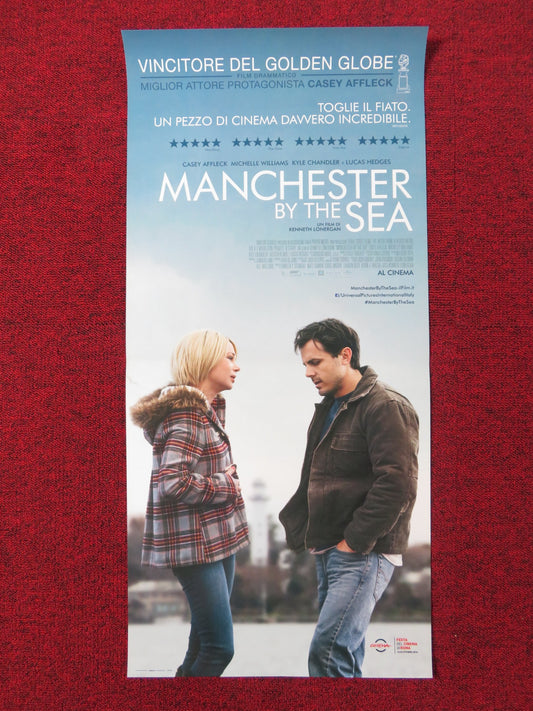 MANCHESTER BY THE SEA ITALIAN LOCANDINA POSTER CASEY AFFLECK M. WILLIAMS 2016