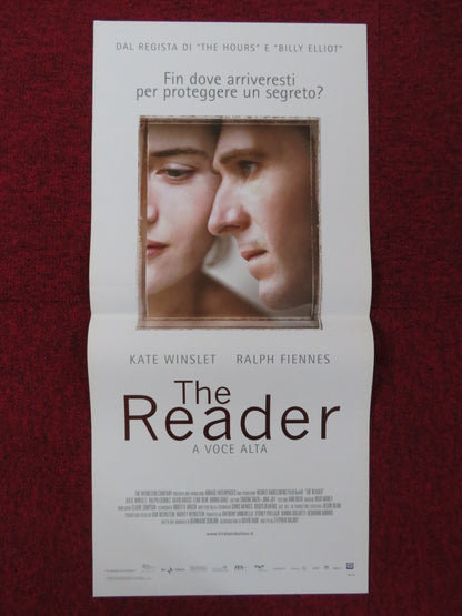 THE READER ITALIAN LOCANDINA POSTER KATE WINSLET RALPH FIENNES 2008