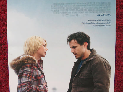 MANCHESTER BY THE SEA ITALIAN LOCANDINA POSTER CASEY AFFLECK M. WILLIAMS 2016