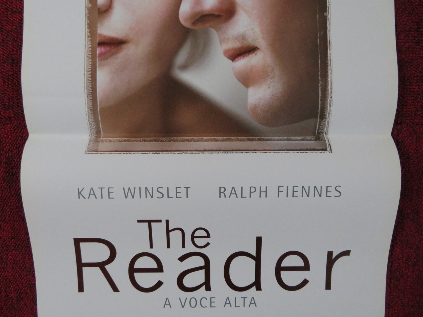 THE READER ITALIAN LOCANDINA POSTER KATE WINSLET RALPH FIENNES 2008