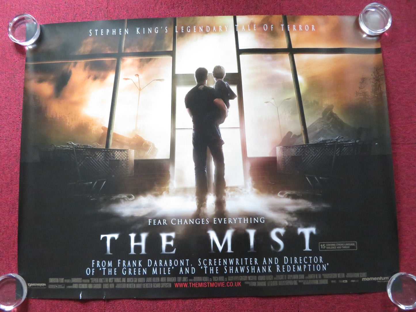 THE MIST UK QUAD (30"x 40") ROLLED POSTER STEPHEN KING THOMAS JANE 2007