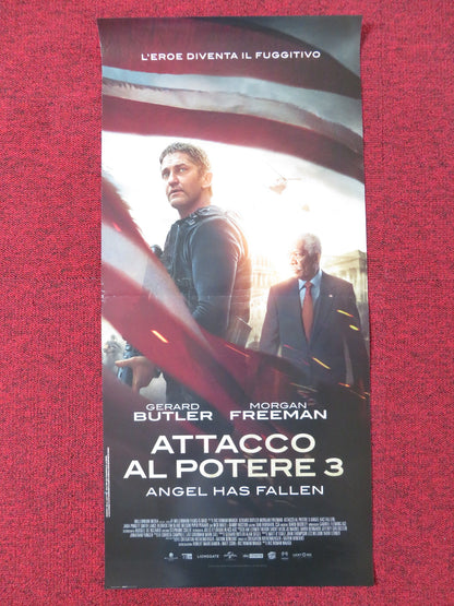 ANGEL HAS FALLEN ITALIAN LOCANDINA POSTER GERARD BUTLER MORGAN FREEMAN 2019