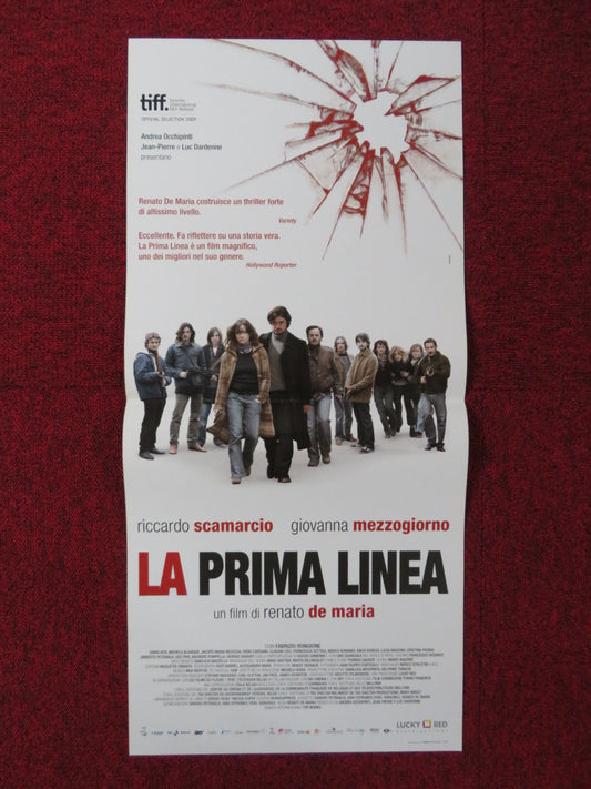 LA PRIMA LINEA ITALIAN LOCANDINA POSTER RICCARDO SCAMARCIO G. MEZZOGIORNO 2009