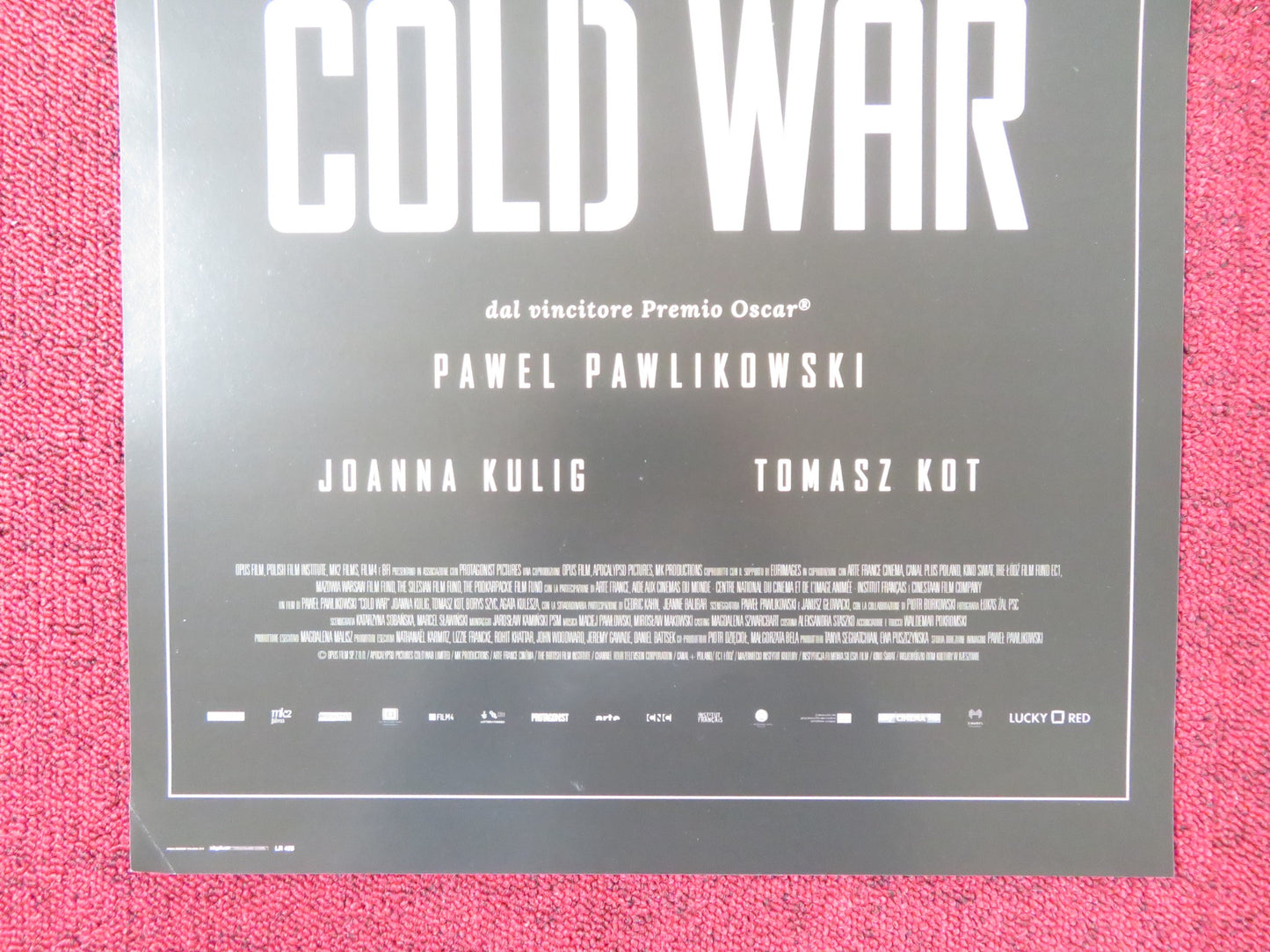 COLD WAR ITALIAN LOCANDINA POSTER JOANNA KULIG TOMASZ KOT 2018