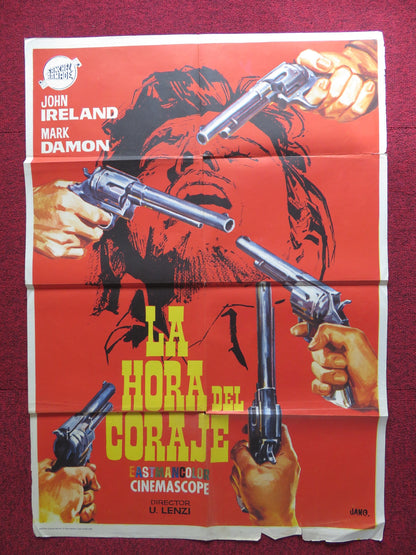 GO FOR BROKE SPANISH POSTER MARK DAMON JOHN IRELAND 1968