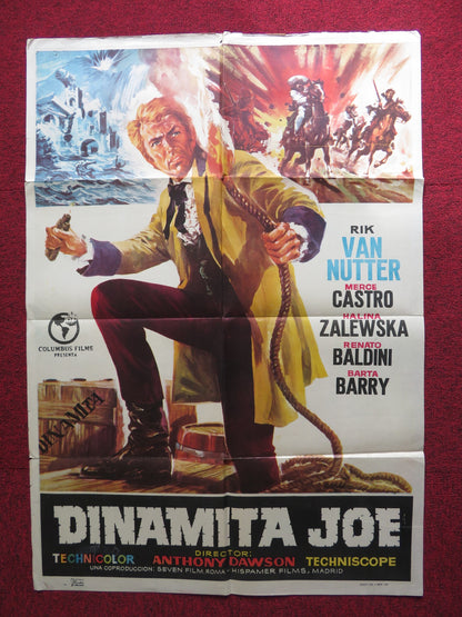 DINAMITA JOE SPANISH POSTER RIK VAN NUTTER MERCE CASTRO 1967