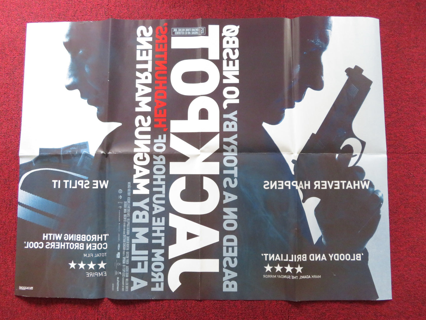 JACKPOT UK QUAD POSTER FOLDED KYRRE HELLUM MADS OUSDAL 2011