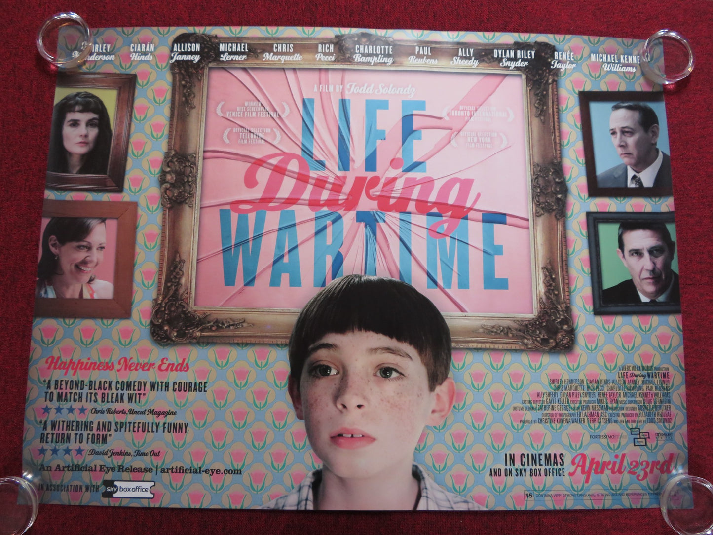 LIFE DURING WARTIME UK QUAD (30"x 40") ROLLED POSTER SHIRLEY HENDERSON 2009