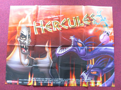 HERCULES UK QUAD POSTER FOLDED DISNEY TATE DONOVAN DANNY DE VITO 1997