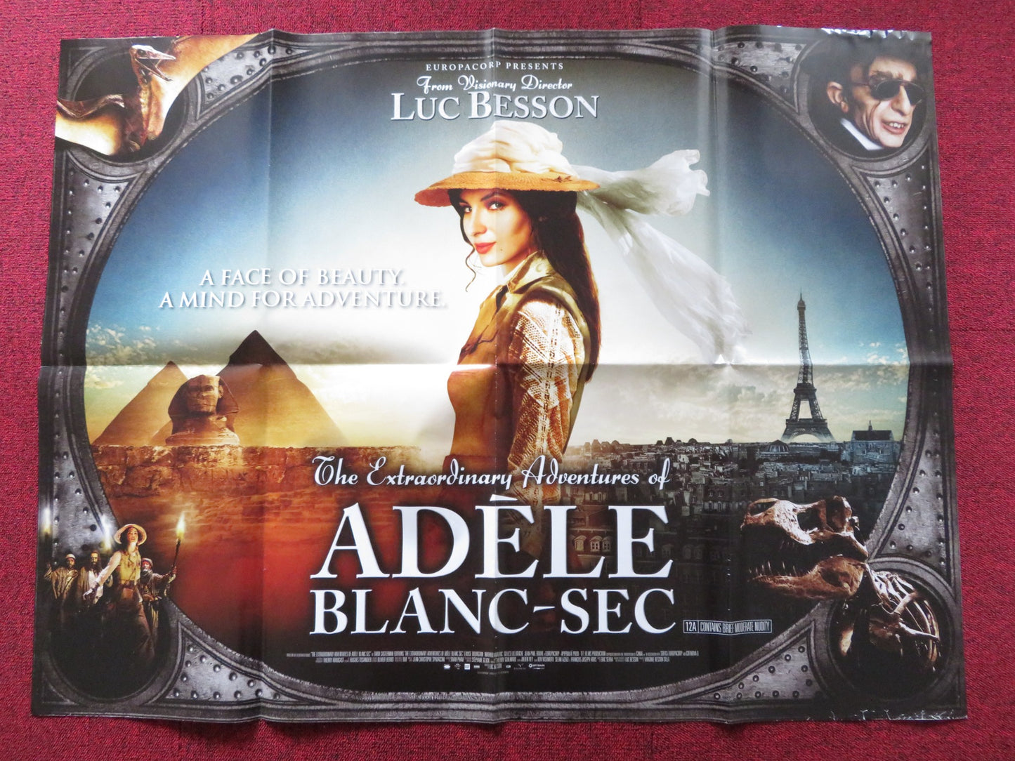 THE EXTRAORDINARY ADVENTURES OF ADELE BLANC-SEC UK QUAD POSTER FOLDED 2010