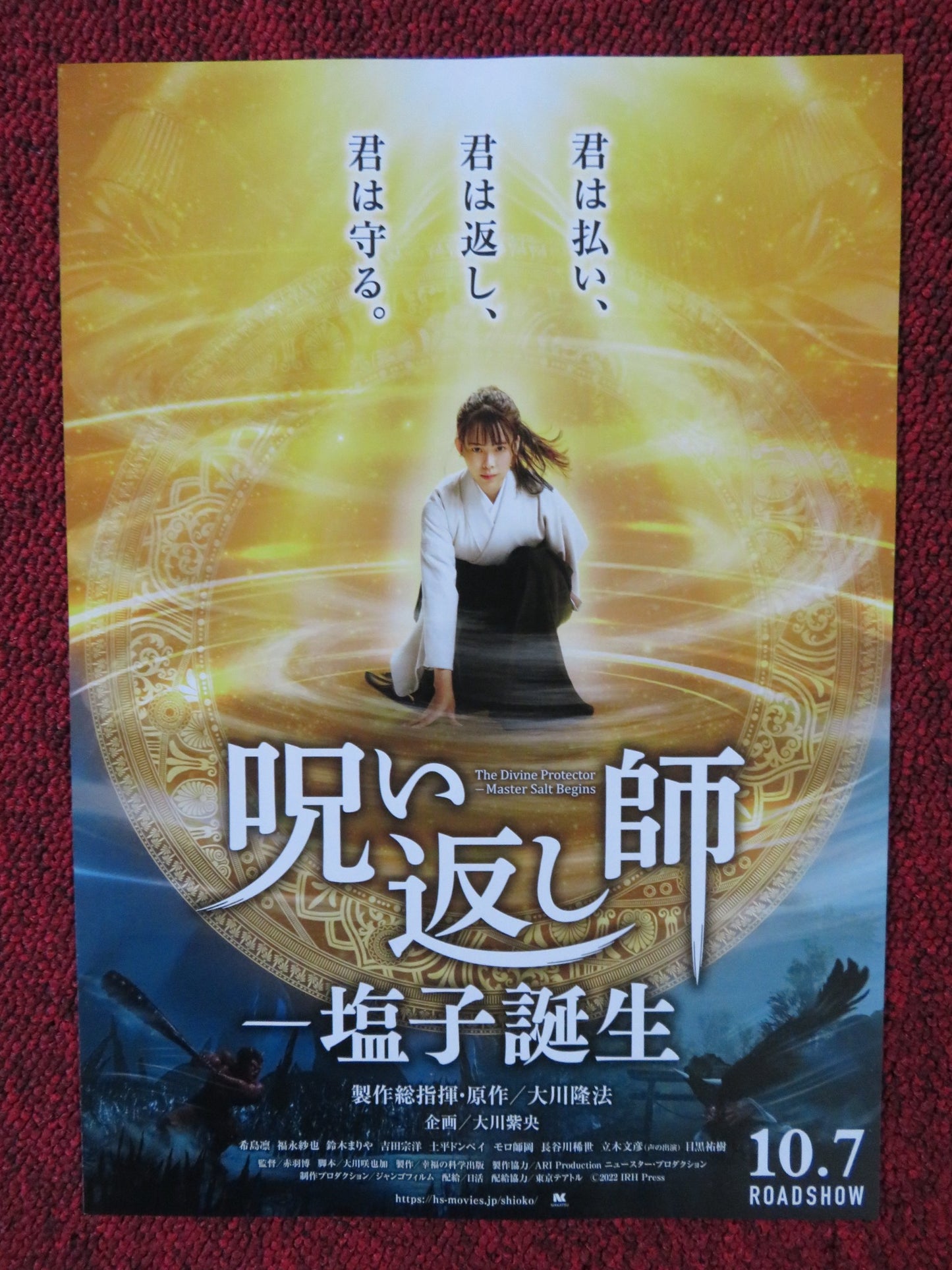 THE DIVINE PROTECTOR: MASTER SALT BEGINS JAPANESE CHIRASHI (B5) POSTER 2022