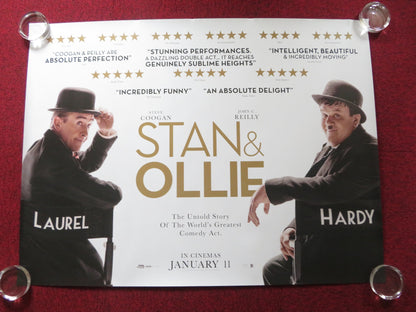 STAN & OLLIE UK QUAD (30"x 40") ROLLED POSTER STEVE COOGAN JOHN C. REILLY 2018