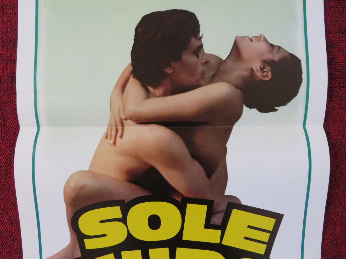 SOLE NUDO / THE NAKED SUN ITALIAN LOCANDINA POSTER DAVID BRANDON T. ALVES 1984