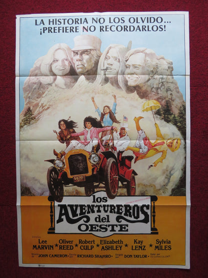 THE GREAT SCOUT & CATHOUSE THURSDAY ARGENTINIAN POSTER MARVIN OLIVER REED 1976