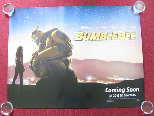 BUMBLEBEE UK QUAD (30"x 40") ROLLED POSTER HAILEE STEINFELD JOHN CENA 2018