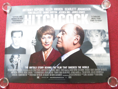 HITCHCOCK UK QUAD (30"x 40") ROLLED POSTER ANTHONY HOPKINS HELEN MIRREN 2012