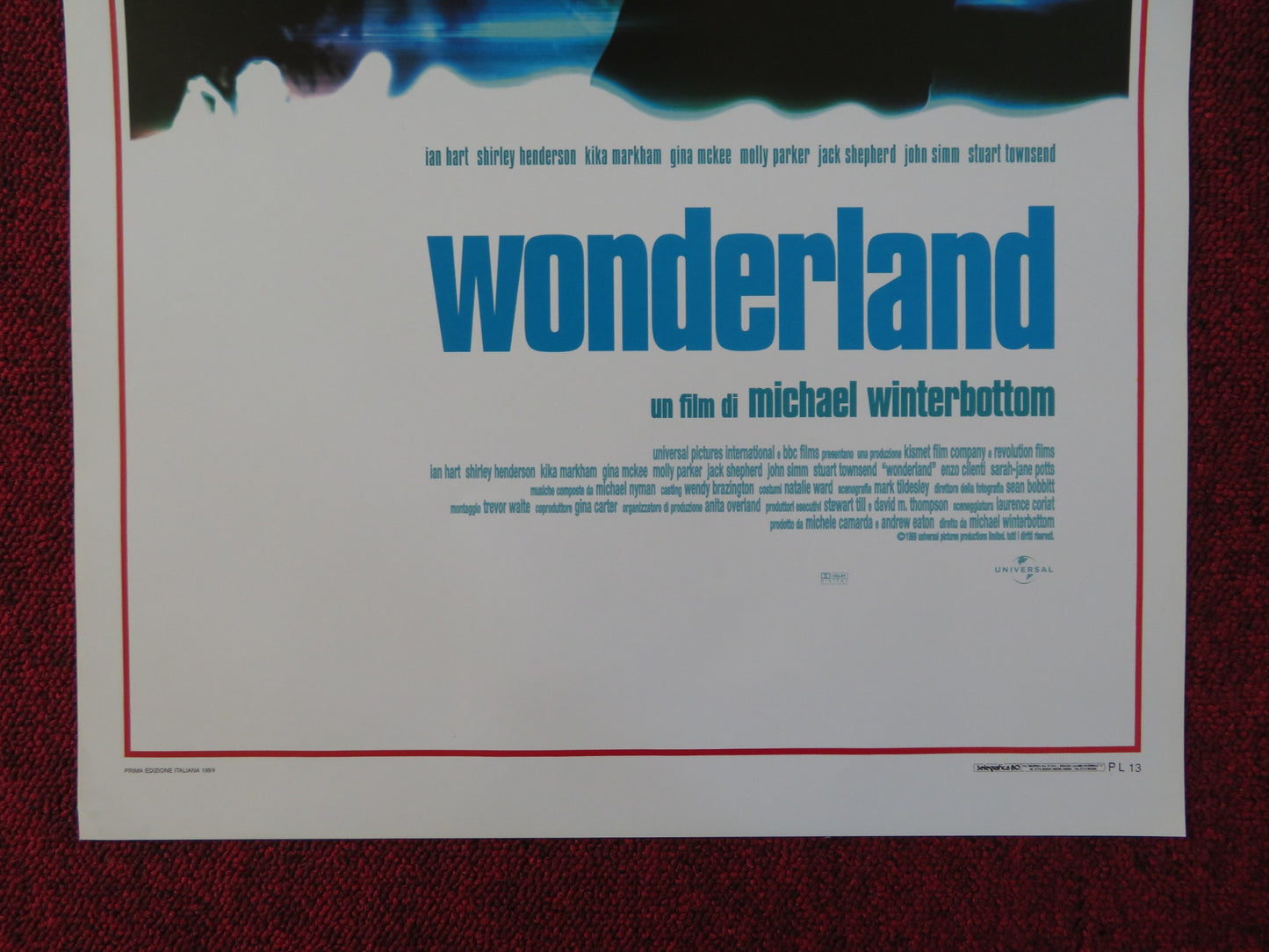 WONDERLAND ITALIAN LOCANDINA POSTER GINA MCKEE IAN HART 1999