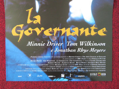 THE GOVERNESS ITALIAN LOCANDINA POSTER MINNIE DRIVER TOM WILKINSON 1998