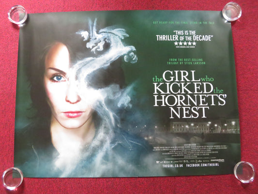 THE GIRL WHO KICKED THE HORNETS NEST UK QUAD (30"x 40")ROLLED POSTER RAPACE 2009