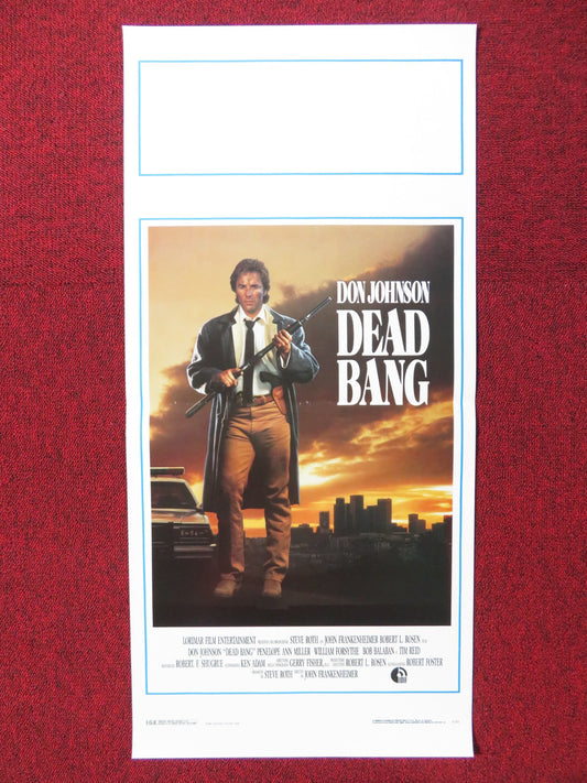 DEAD BANG ITALIAN LOCANDINA POSTER DON JOHNSON PENELOPE ANN MILLER 1989