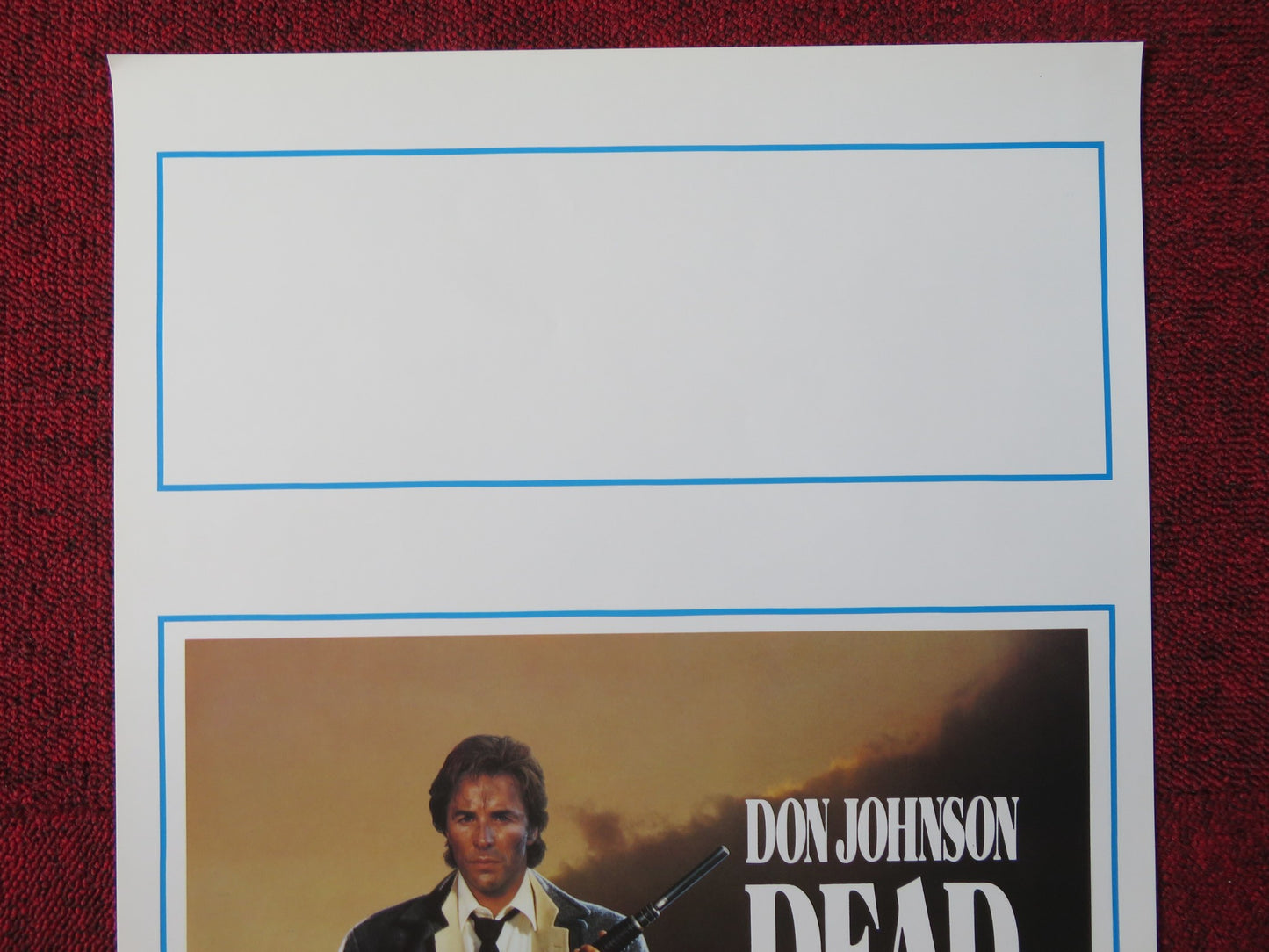 DEAD BANG ITALIAN LOCANDINA POSTER DON JOHNSON PENELOPE ANN MILLER 1989