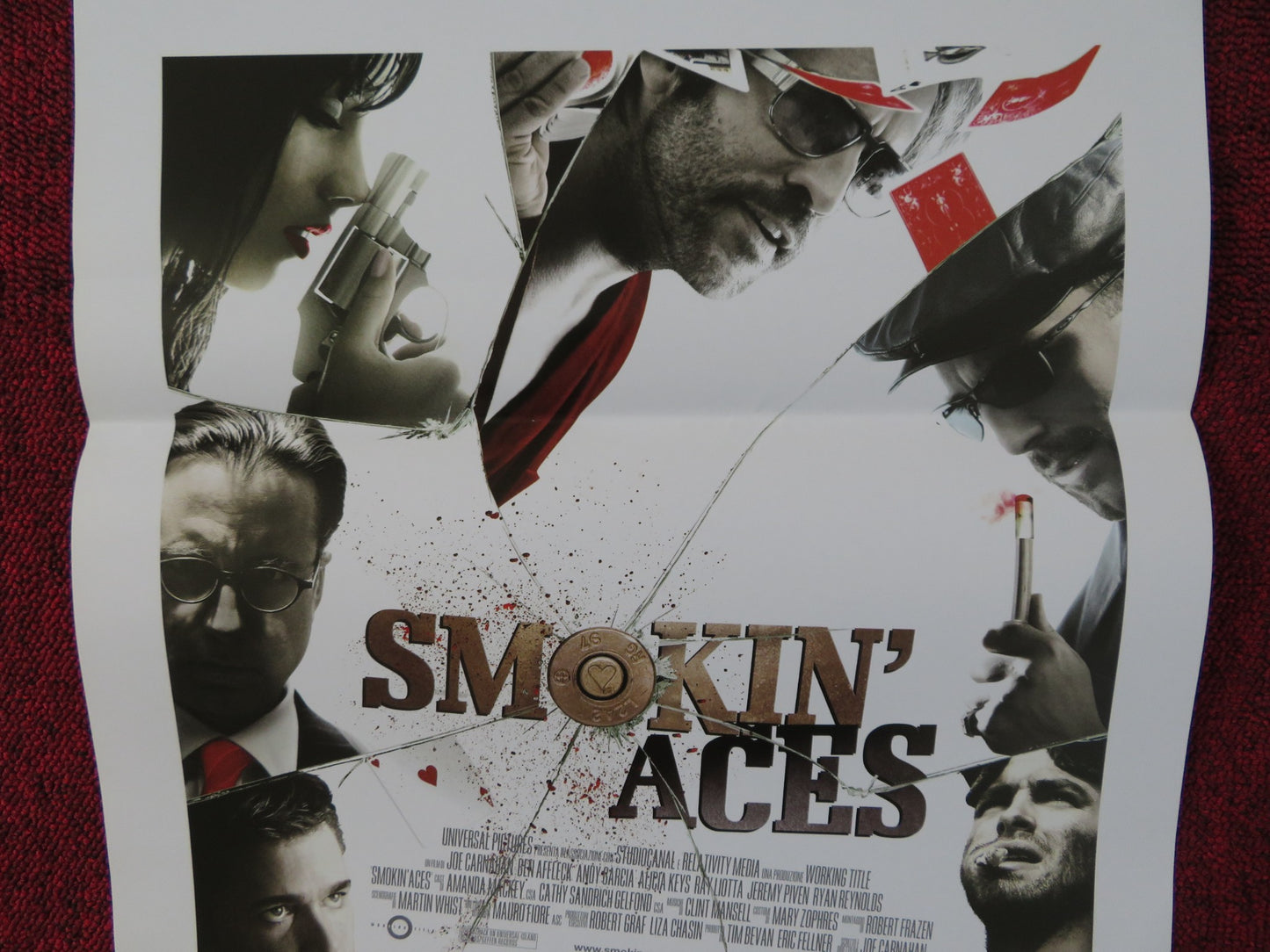 SMOKIN'S ACES ITALIAN LOCANDINA POSTER RYAN REYNOLDS RAY LIOTTA 2006