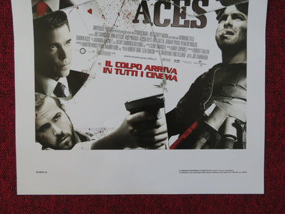 SMOKIN'S ACES ITALIAN LOCANDINA POSTER RYAN REYNOLDS RAY LIOTTA 2006