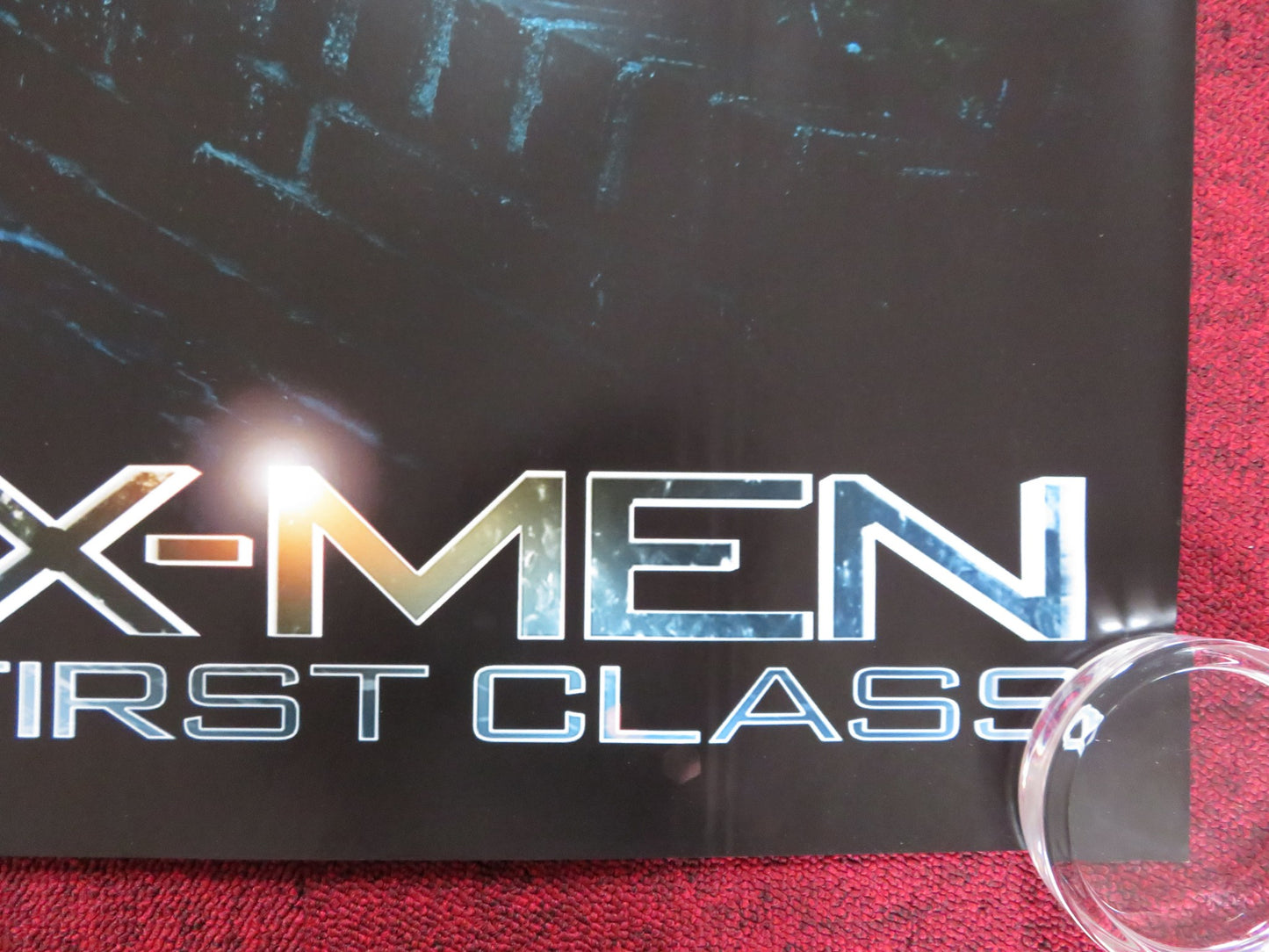 X-MEN: FIRST CLASS UK QUAD (30"x 40") ROLLED POSTER JAMES MCAVOY M. FASSBEN 2011