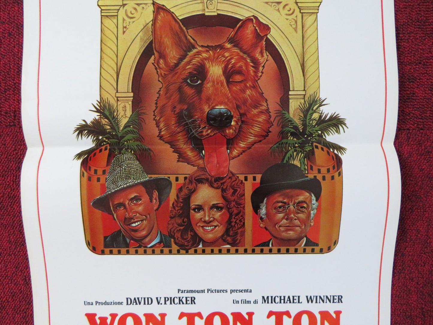 WON TON TON: THE DOG WHO SAVED HOLLYWOOD ITALIAN LOCANDINA POSTER M. KAHN 1977