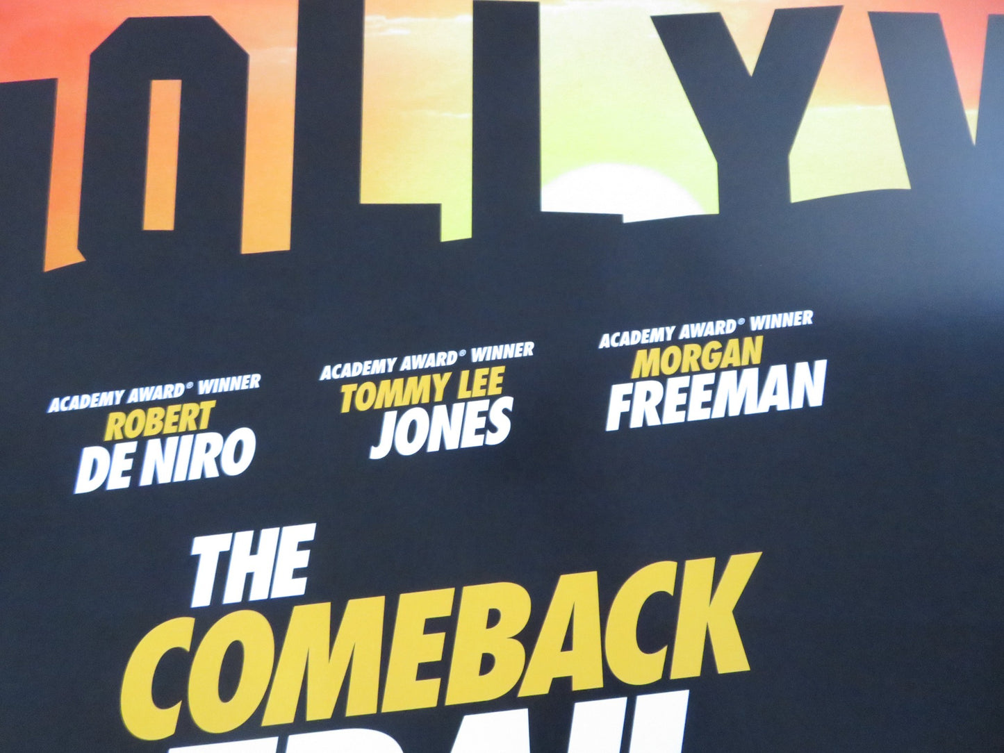 THE COMEBACK TRAIL US ONE SHEET ROLLED POSTER ROBERT DE NIRO T. LEE JONES 2020