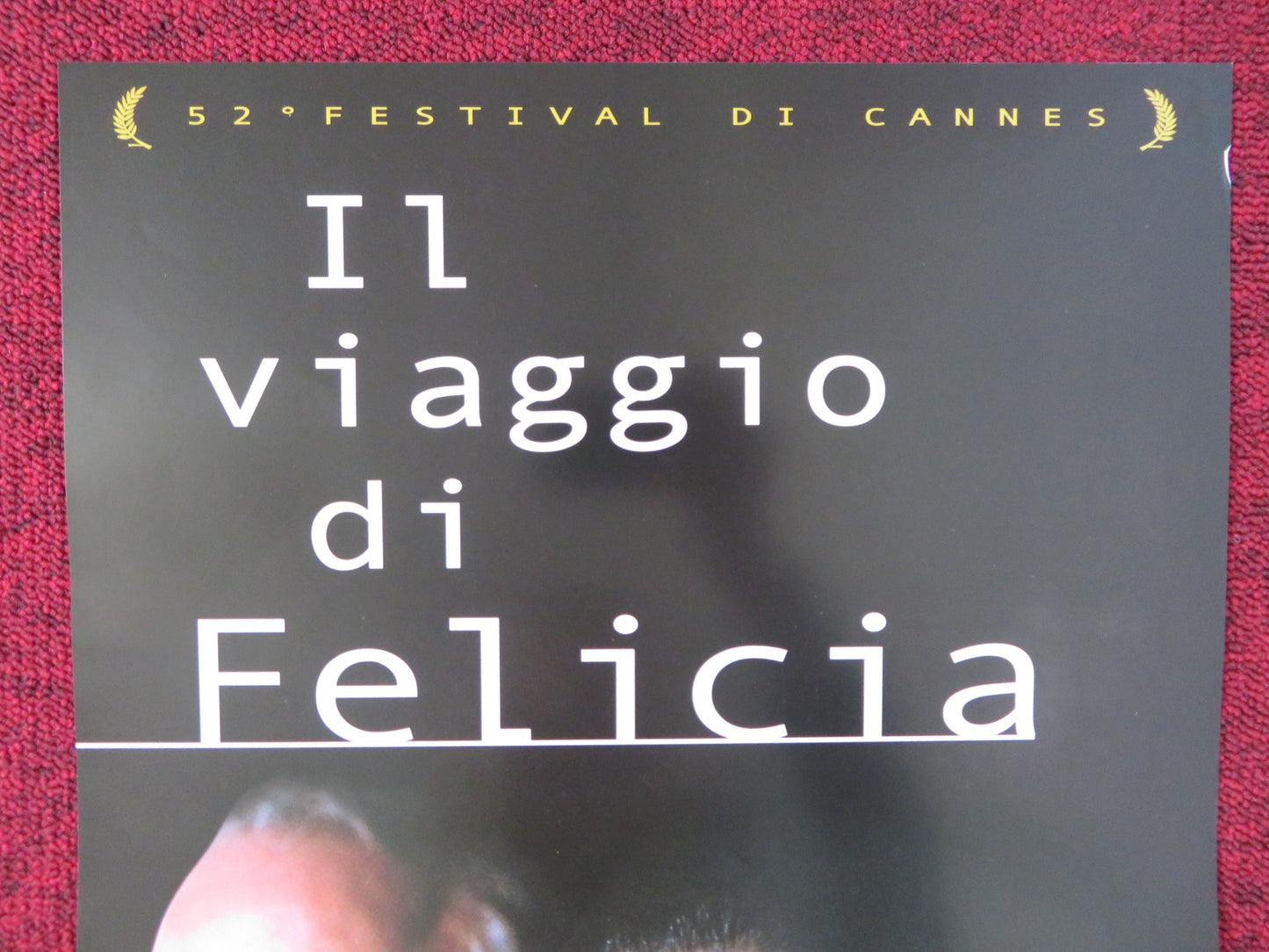 FELICIA'S JOURNEY ITALIAN LOCANDINA POSTER BOB HOSKINS ELAINE CASSIDY 1999