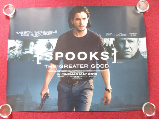 SPOOKS UK QUAD (30"x 40") ROLLED POSTER KIT HARRINGTON JENNIFER EHLE 2015