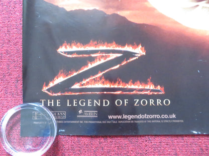 THE LEGEND OF ZORRO - B UK QUAD (30"x 40") ROLLED POSTER C. ZETA-JONES 2005