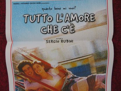 TUTTO L'AMORE CHE CE ITALIAN LOCANDINA POSTER DAMIANO RUSSO M. VENITUCCI 2000