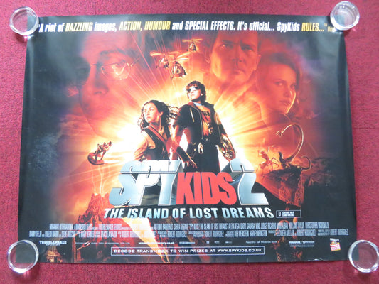 SPY KIDS 2: ISLAND OF LOST DREAMS UK QUAD (30"x 40") ROLLED POSTER 2002