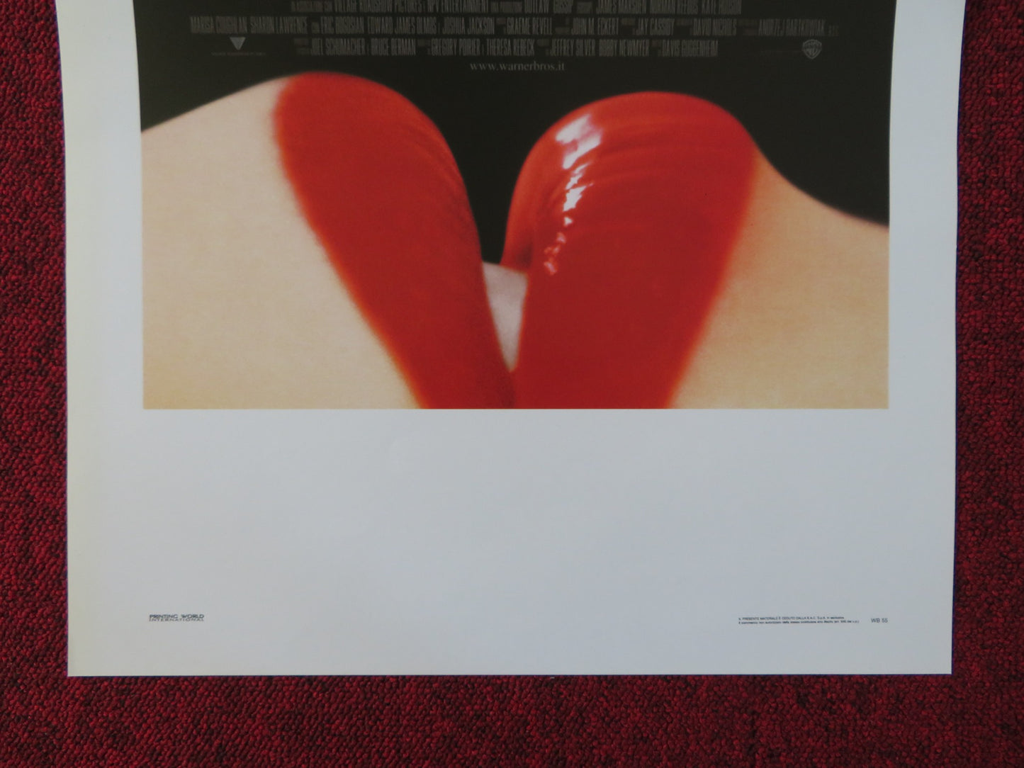 GOSSIP ITALIAN LOCANDINA POSTER JAMES MARSDEN KATE HUDSON 2000