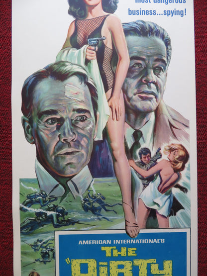 THE DIRTY GAME / The secret agents US INSERT (14"x 36") POSTER HENRY FONDA 1966