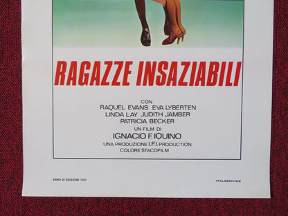 CAN YOU BE WITH 5 GIRLS AT ONCE? ITALIAN LOCANDINA POSTER ALFREDO ALBA 1980