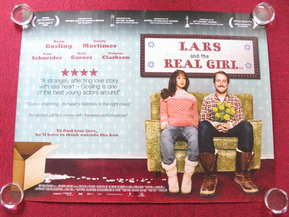 LARS AND THE REAL GIRL UK QUAD (30"x 40") ROLLED POSTER RYAN GOSLING 2007