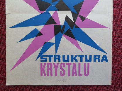 STRUKTURA KRYSTALU POLISH (16"x 12") POSTER B. WRZESINSKA JAN MYSLOWICZ 1969