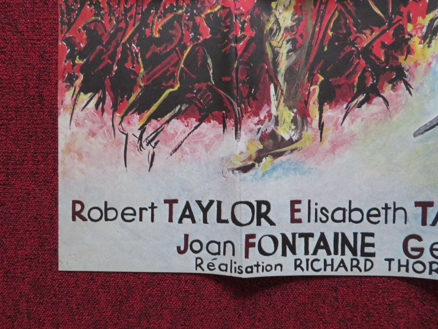 IVANHOE ARGENTINIAN POSTER ELIZABETH TAYLOR JOAN FONTAINE 1952