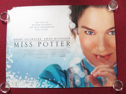 MISS POTTER UK QUAD (30"x 40") ROLLED POSTER RENEE ZELLWEGER EWAN MCGREGOR 2006