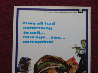 THE HELL WITH HEROES US INSERT (14"x 36") POSTER ROD TAYLOR C.CARDINALE 1968