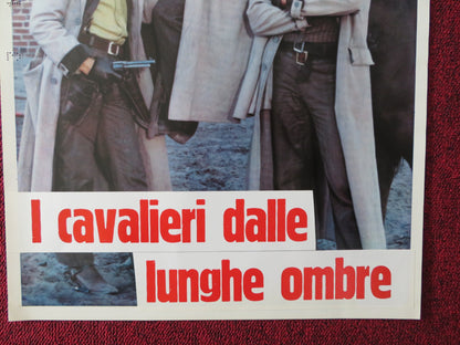 THE LONG RIDERS - C ITALIAN FOTOBUSTA POSTER DAVID CARRIDINE DENNIS QUAID 1980